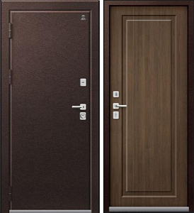 Товар Дверь Термо-4 Шоколадный Муар - Миндаль DIS007380