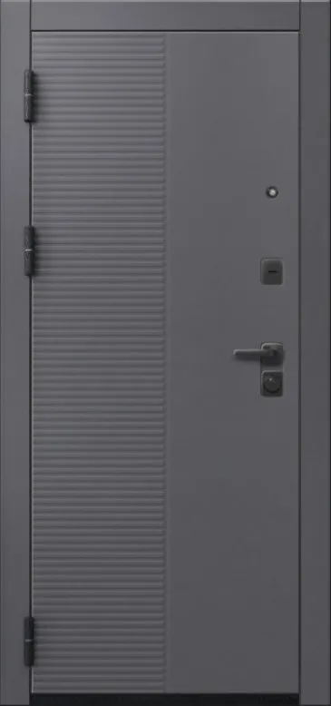 Товар Дверь V-18 Черный муар + Кашемир графит - Кашемир Белый DIS007358